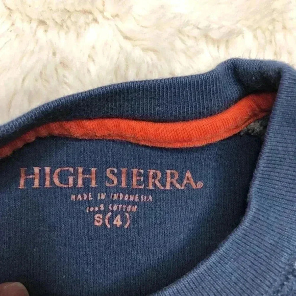 High Sierra Blue, Grey, & Orange Sweatshirt Sz 4T - Picture 7 of 16